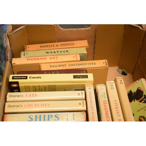 296 - Observer books to include Automobiles, Ships, Butterflies and others (20+).