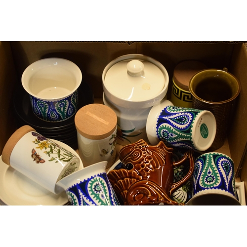 200C - A collection of Portmeirion pottery to include tea ware in patterns such as Monte Sol, Phoenix, Bota... 