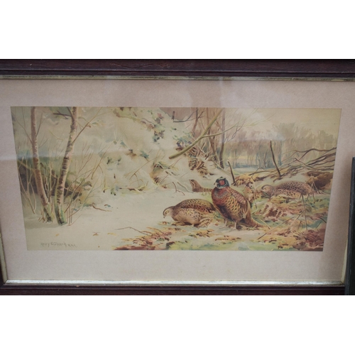 407 - Framed Pears soap print together with 2 rural prints  of Henry Stannard's work (3), largest approx 7... 