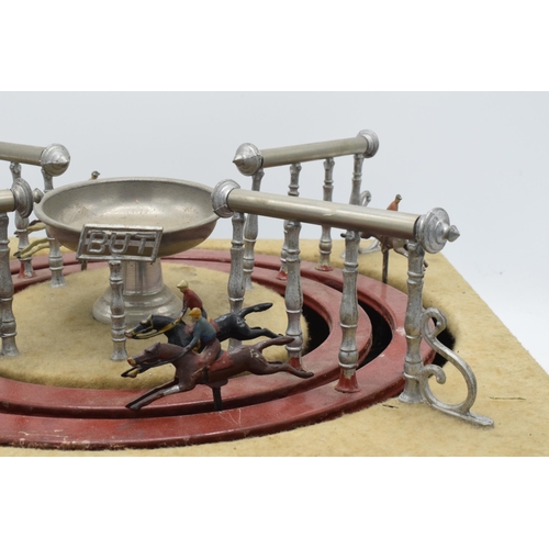 320 - Original early 20th century French three-track horse racing parlour game 'Jeu De Course' made by M J... 