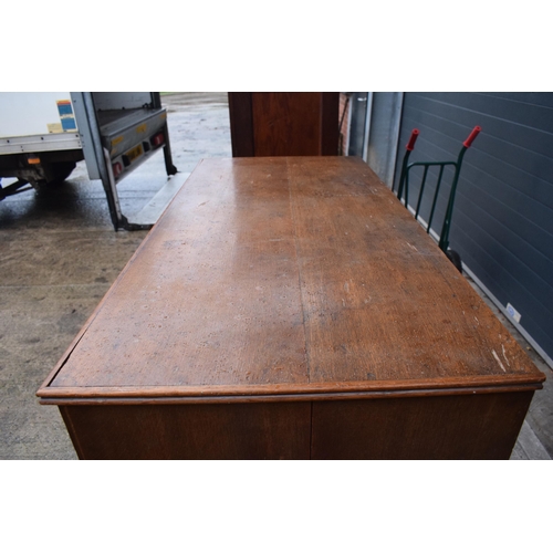 385B - 19th century mahogany 2 over 3 chest of drawers (splits into 2 sections), 113 x 58 x 117cm tall.