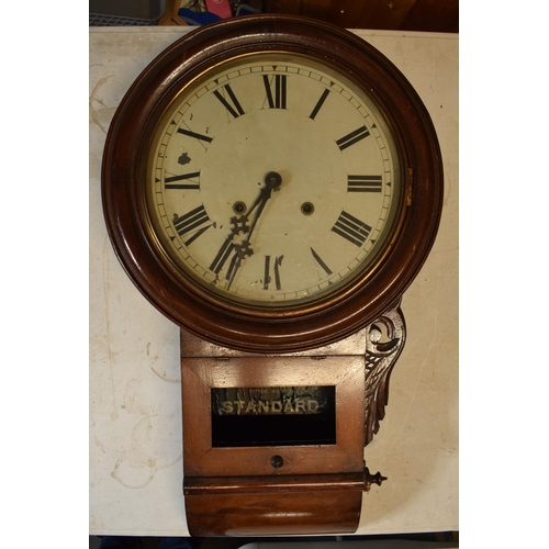 312A - Superior 8-Day Anglo-American Clock fitted with standard American movement, in need of some attentio... 