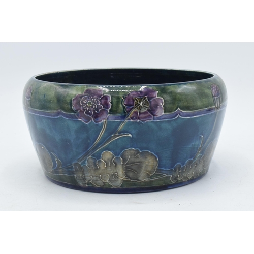 87A - Hancock & Sons Morrisware bowl with floral decoration, 16.5cm diameter.