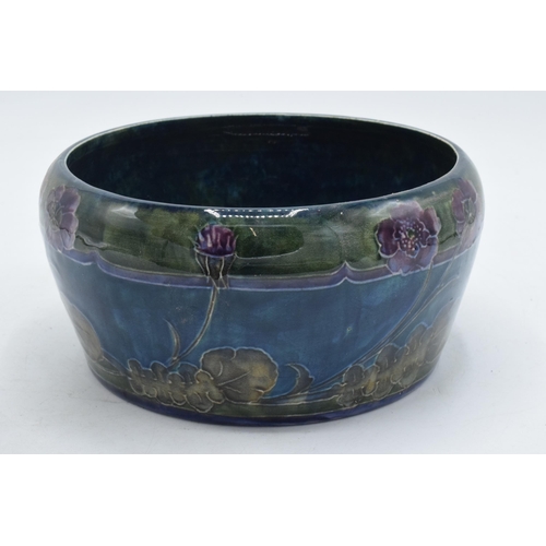 87A - Hancock & Sons Morrisware bowl with floral decoration, 16.5cm diameter.