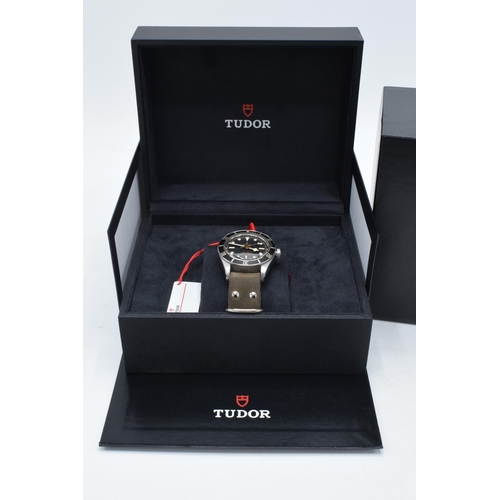 Boxed Tudor Black Bay 58 39mm gentleman's wristwatch, Chronometer, model 79030N, with box and papers. 5 year warranty from 01/04/2022. In working order.
