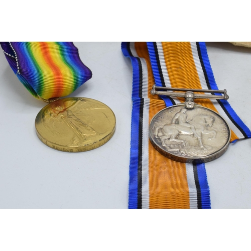 146 - World World One (WW1) pair of medals to include 1914-1918 and Great War in envelope and box Sapper J... 