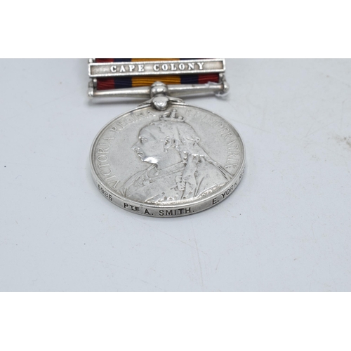 152 - Queen Victoria South Africa medal silver with 3 bars to include South Africa 1901, Orange Free State... 