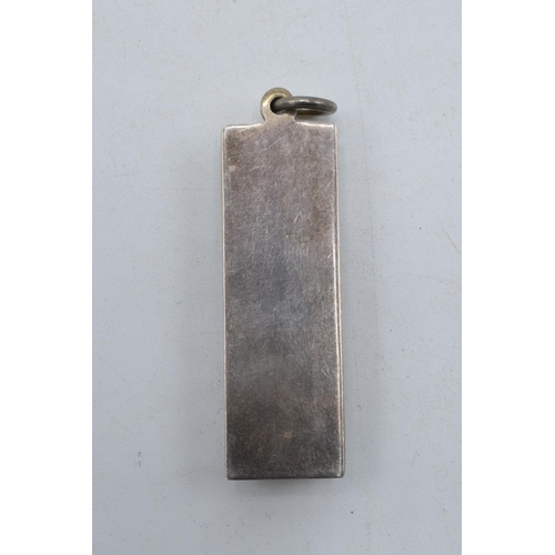 58 - Hallmarked solid silver ingot, Sheffield 1977, Silver Jubilee, 31.6 grams.