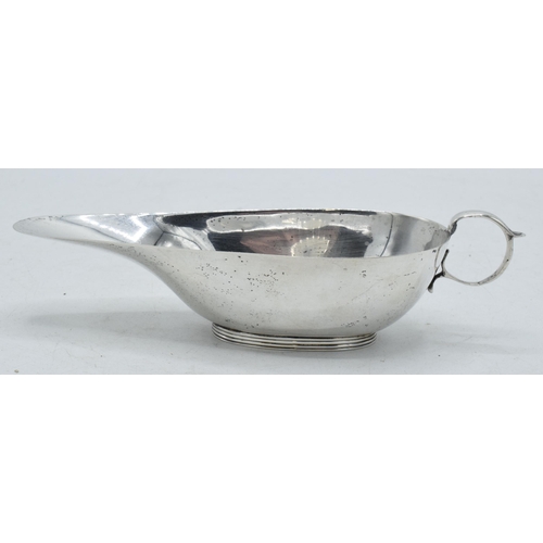 71 - Hallmarked silver sauce jug, 69.2 grams, Birmingham 1939.