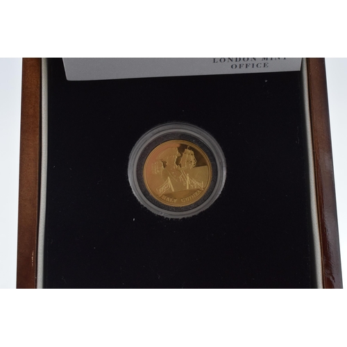 9 - 22ct gold Proof-like Half Guinea gold coin Tristan Da Cunha Trafalgar, 4.2 grams, with box and certi... 