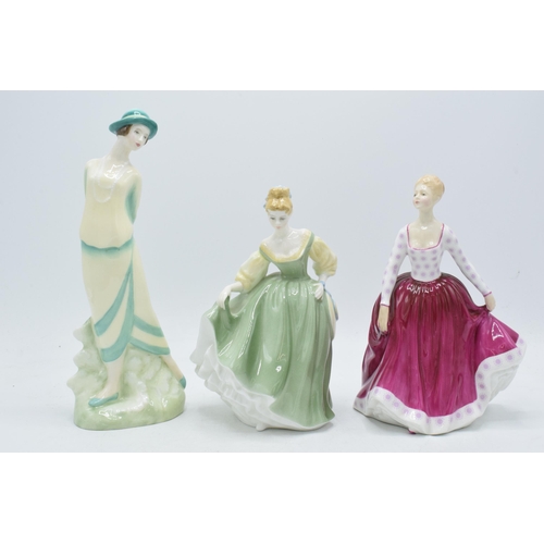 112 - Royal Doulton lady figures to include Eliza HN3798, Fiona HN2964 and Fair Lady HN2193 (second) (3).