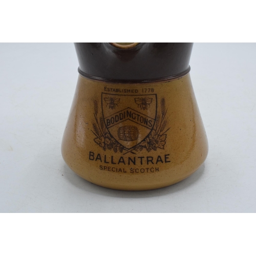 118 - Royal Doulton stoneware advertising pub jug Boddingtons Ballantrae Special Scotch, 10cm tall.