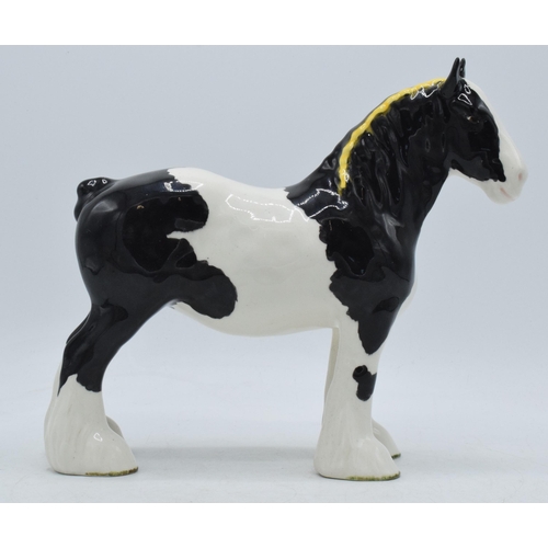 58 - Beswick 818 shire in Piebald colourway (overpaint).