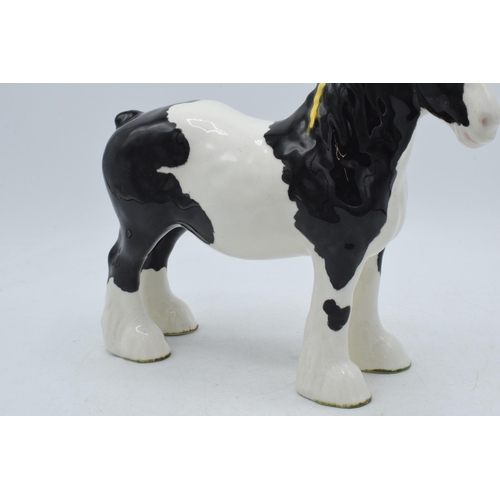 58 - Beswick 818 shire in Piebald colourway (overpaint).