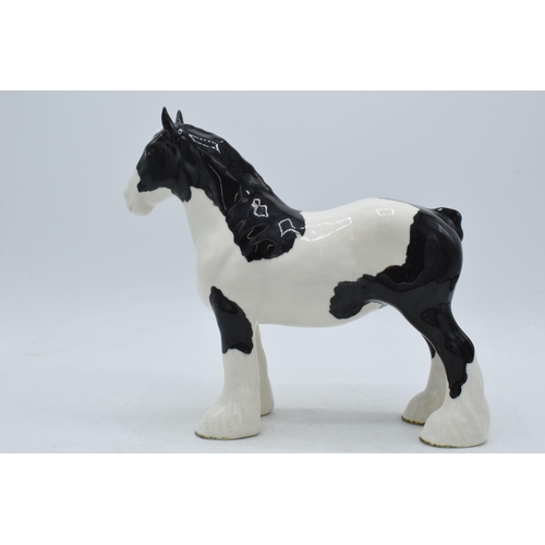 58 - Beswick 818 shire in Piebald colourway (overpaint).