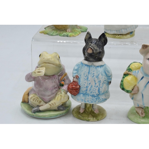 64 - Beswick Beatrix Potter figures to include gold backstamp Timmy Willie, Tabitha Twitchit and Miss Mop... 