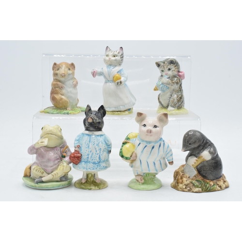 64 - Beswick Beatrix Potter figures to include gold backstamp Timmy Willie, Tabitha Twitchit and Miss Mop... 