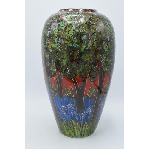 81 - Anita Harris Art Pottery 34cm Cairo vase in the 'Bluebell Wood' pattern, Artist's Proof 1/1, designe... 