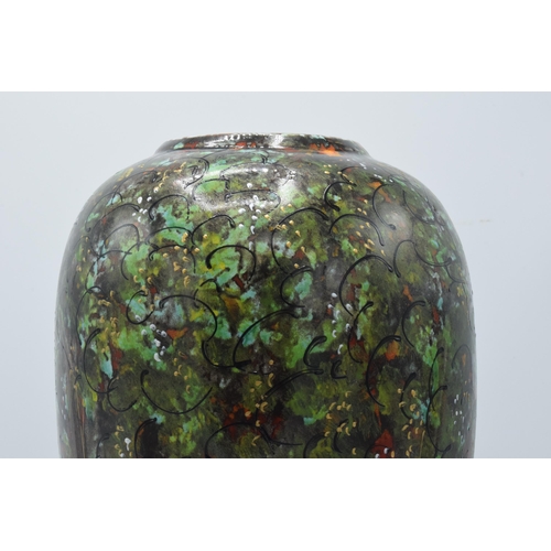 81 - Anita Harris Art Pottery 34cm Cairo vase in the 'Bluebell Wood' pattern, Artist's Proof 1/1, designe... 