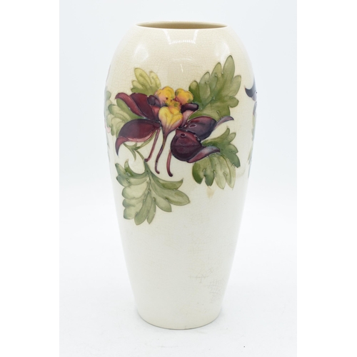 91 - Large early 20th century Moorcroft vase in the Fuschia pattern, 26cm tall.