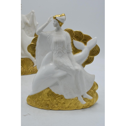 95 - Minton limited edition The Zeus Collection figures to include Hera and the Peacock, Amphitrite and t... 