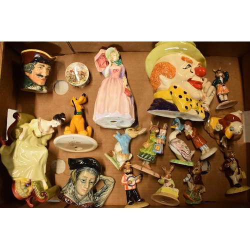 58G - A collection of Royal Doulton and Beswick pottery to include Bunnykins, Beatrix Potter and others (a... 