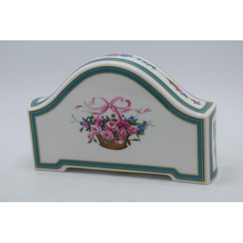 100 - Minton Rose Clock, limited edition.