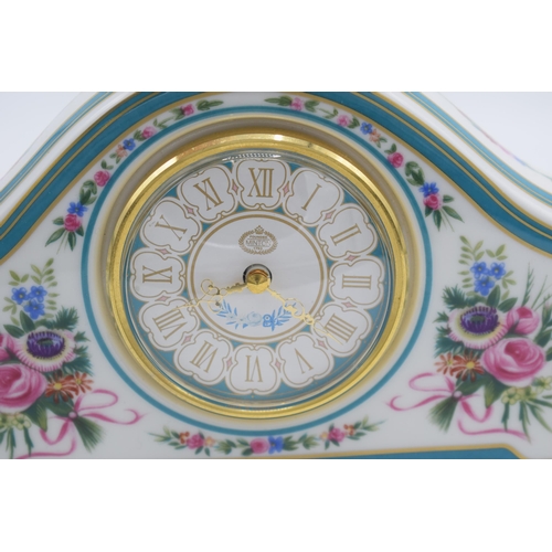 100 - Minton Rose Clock, limited edition.