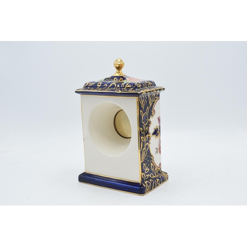 100A - Masons Royal Mandalay mantle clock, working order, 20cm tall.