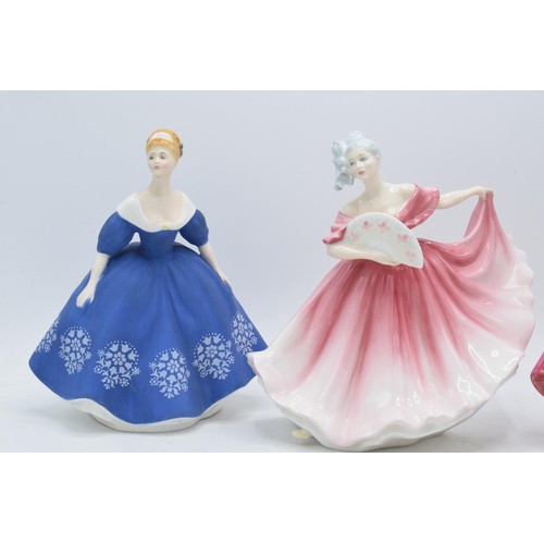 121 - Royal Doulton figures to include Elaine HN3307, Nina HN2347 and Southern Belle HN2209 (3) (all secon... 