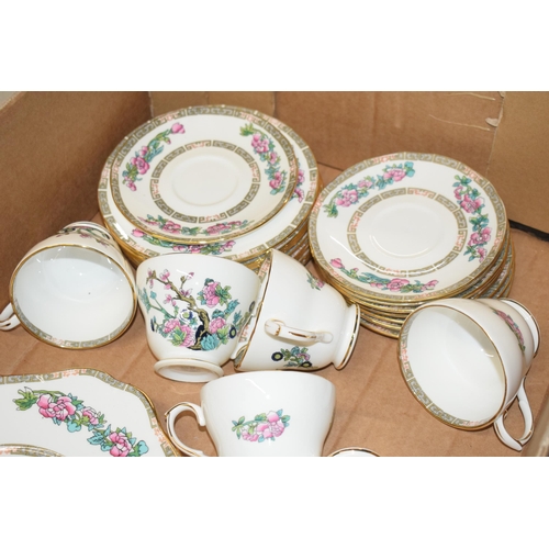 140B - Duchess tea ware in the Old Indian Tree design to include 9 trios of 3 serving plates (approx 30).