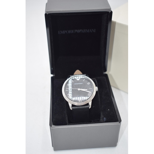 172 - Boxed Emporio Armani gentleman's wristwatch AR-1614.