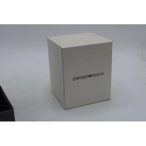 172 - Boxed Emporio Armani gentleman's wristwatch AR-1614.