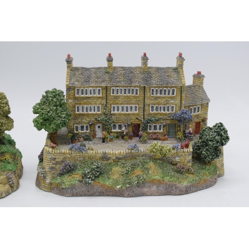 42 - A pair of Danbury Mint tableaus to include The River Crossing and Last of the Summer Wine 'What a Pa... 