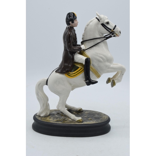 71 - Beswick Lipizzaner with rider 2467 (second - crack to bottom left leg).