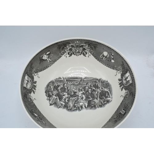 151 - Large Wedgwood 'The West Point Bowl', 31cm diameter.