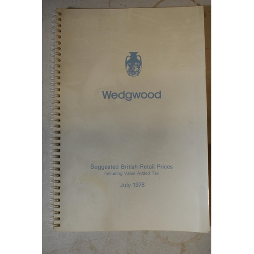 156 - Wedgwood Queensware 'The Round House' money box (boxed) together with a dinner plate, marked as a 'T... 