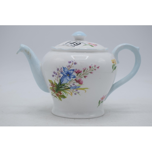 149 - Shelley Wild Flowers 13668 teapot.