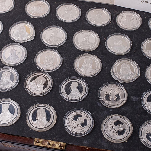 1 - The Birmingham Mint: 40 sterling silver proof coins, each weighing 43.5 grams, circa 1740 grams in t... 