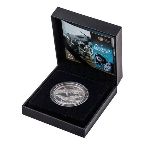 20 - Boxed Royal Mint Silver £5 coin Battle of Britain 70th Anniversary 2010, 28 grams.