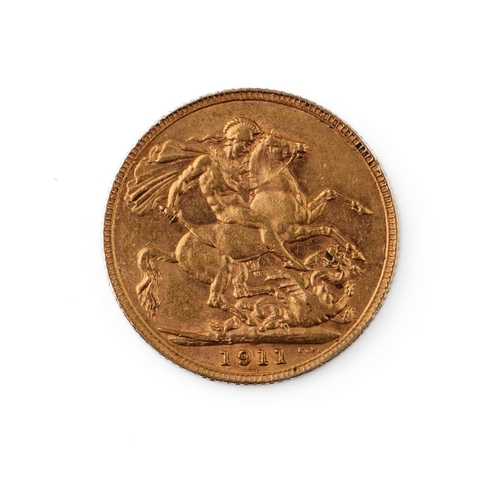 22 - 22ct gold full sovereign 1911.