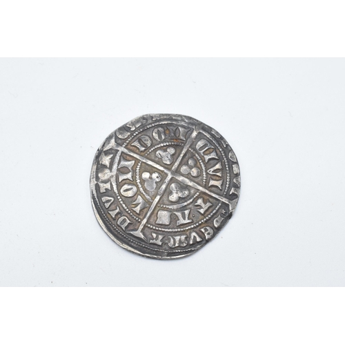 21 - Hammered silver coin, believed to be Edward IV, 28mm, 4.6 grams.