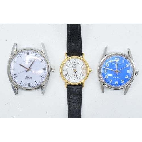 240 - A trio of watches to include a Rotary and 2 fashion others (all sold as spares).