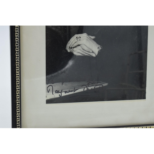 252 - Margaret Thatcher signed photograph, in ink, framed and glazed, 15x10cm.