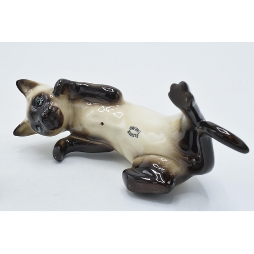 54 - Beswick figures of a climbing cat and a mouse (2).