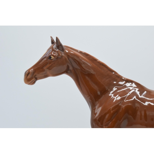 75 - Beswick Chestnut Racehorse 1564.