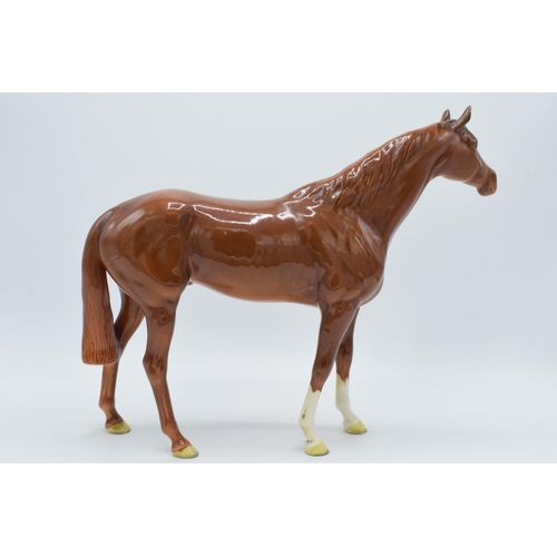 75 - Beswick Chestnut Racehorse 1564.