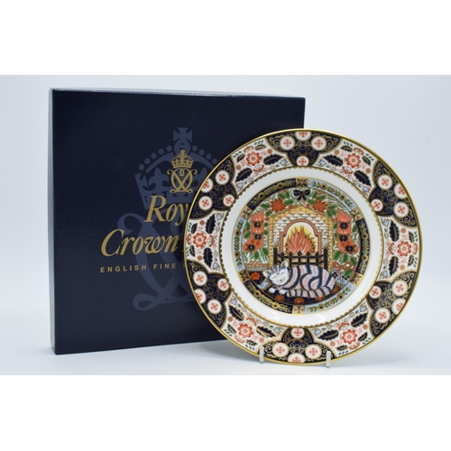 48 - Royal Crown Derby Christmas plate for 1999, limited edition 248/1750, red printed marks on the base,... 