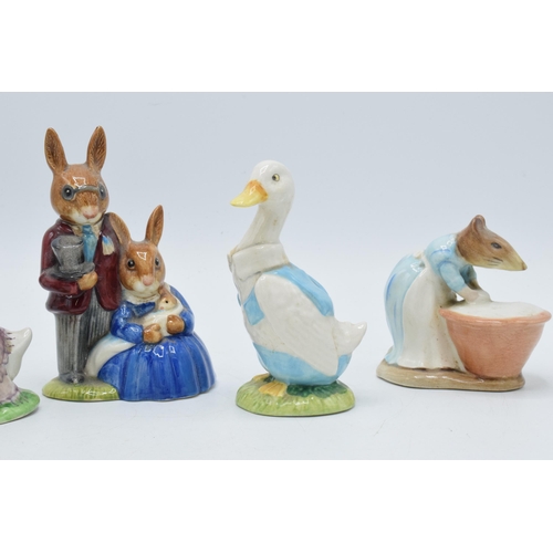 65 - Beswick Beatrix Potter figures to include Jemima Puddleduck, Mr Drake Puddleduck, Johnny Townmouse, ... 