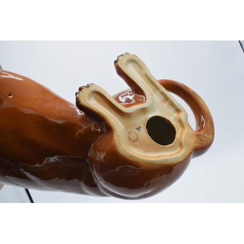 69 - Beswick large fireside tan dachshund 2286.